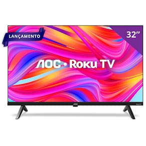 Smart TV 32S5045/78G Roku TV 32 Polegadas HD AOC