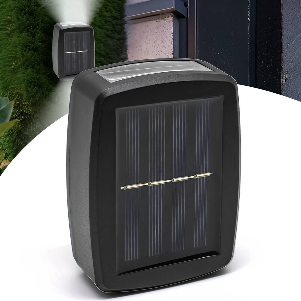 Arandela Solar Slim 2 Focos Luminária Parede Luz Frio
