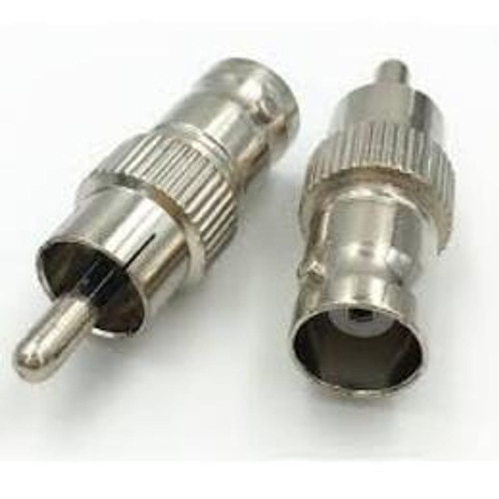 5 Adaptadores Bnc Femea X Rca Macho