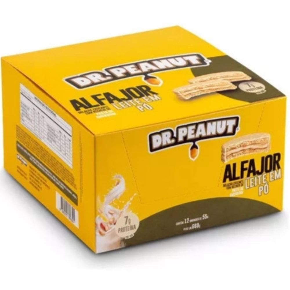 Display alfajor  (Caixa c/ 12un de 55g) - Dr. Peanut