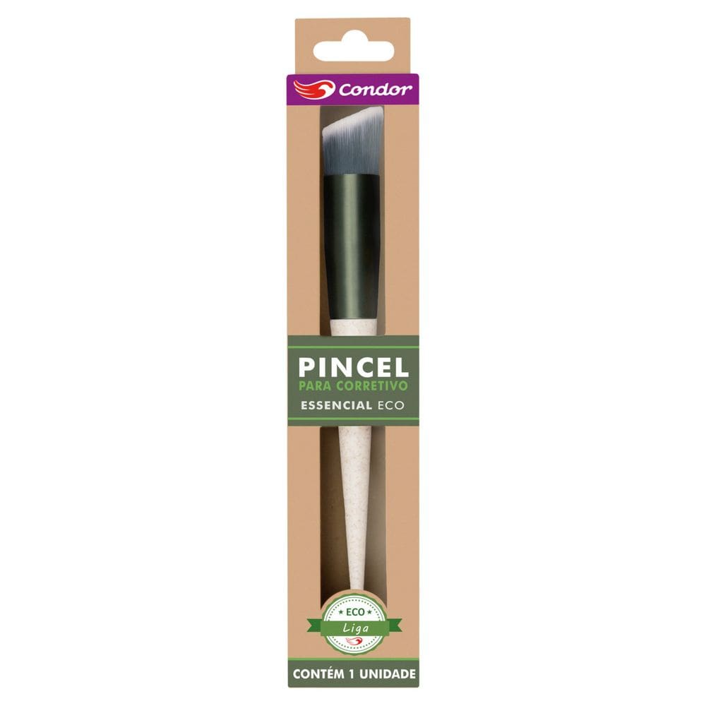 Pincel para Corretivo Chanfrado Condor Essencial Eco