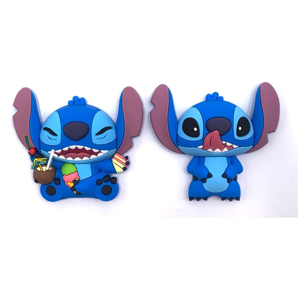 Conjunto de ímãs de espuma 3D Disney Stitch — Costure com a língua e costure com ímãs de alimentos — Ímã para geladeiras e armários