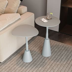 Conjunto Mesa de Canto Napoli 65x40x40cm Cristal