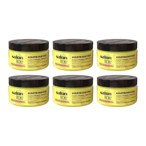 Pomada Capilar Salon Line Hair Food 195G - Kit Com 6Un