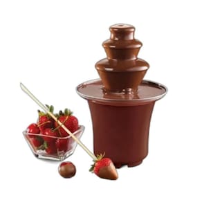 Cascata Chocolate Molhado Torre Cacau Bombom Barra Presente
