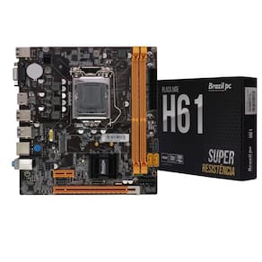Placa Mãe BrazilPC BPC-H61M.2-TG - LGA 1155 DDR3 Chipset Intel H61 - M.2 USB - HDMI/VGA - Micro ATX