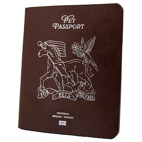 Couro PU premium Pet Passport United Pet Club Color