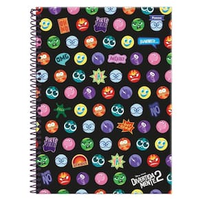 Caderno Univ 1 Matéria 80Fls Divertidamente 2 Faces Foroni
