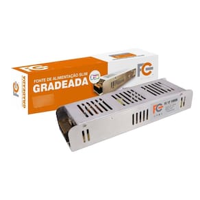 Fonte Chaveada Slim Cftv 12V 10A 120W Universal Bivolt Nfe