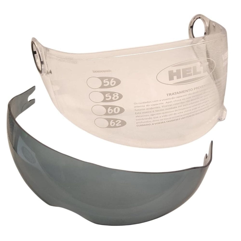 Viseiras Interna E Externa Helt Strada New Race Glass