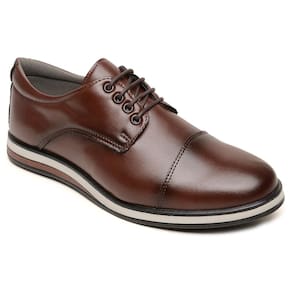 Sapato Oxford Casual Masculino Cadarço Solado Borracha