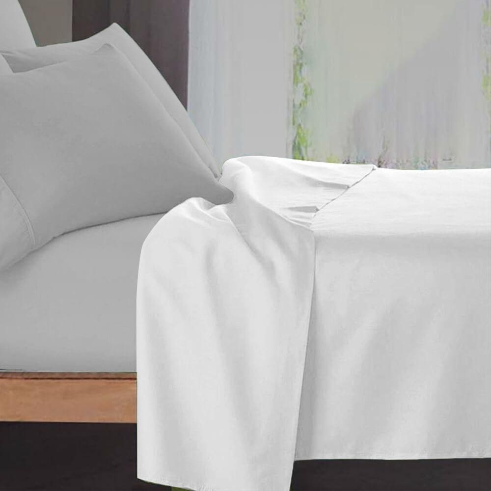 Lençol Casal Profissional 180 Fios sem Elástico-Linea Branco