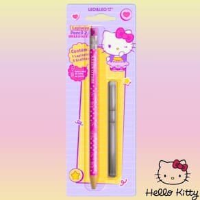 Lapiseira Pencil Escolar Hello Kitty 2.0mm + 5 Grafites - Leo&Leo