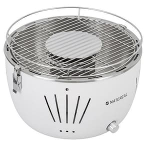 Churrasqueira Carvão Portátil Table Grill Branca - Naterial