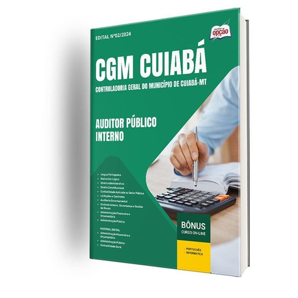Apostila Cgm Cuiabá Mt 2024 - Auditor Público Interno