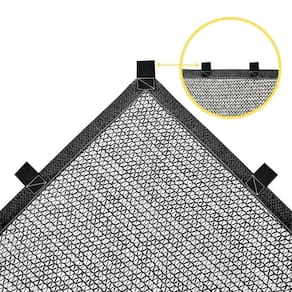 Tela Sombrite Hortas/Estufas 50% Preto 1,5X7 Bainha/Ilhós