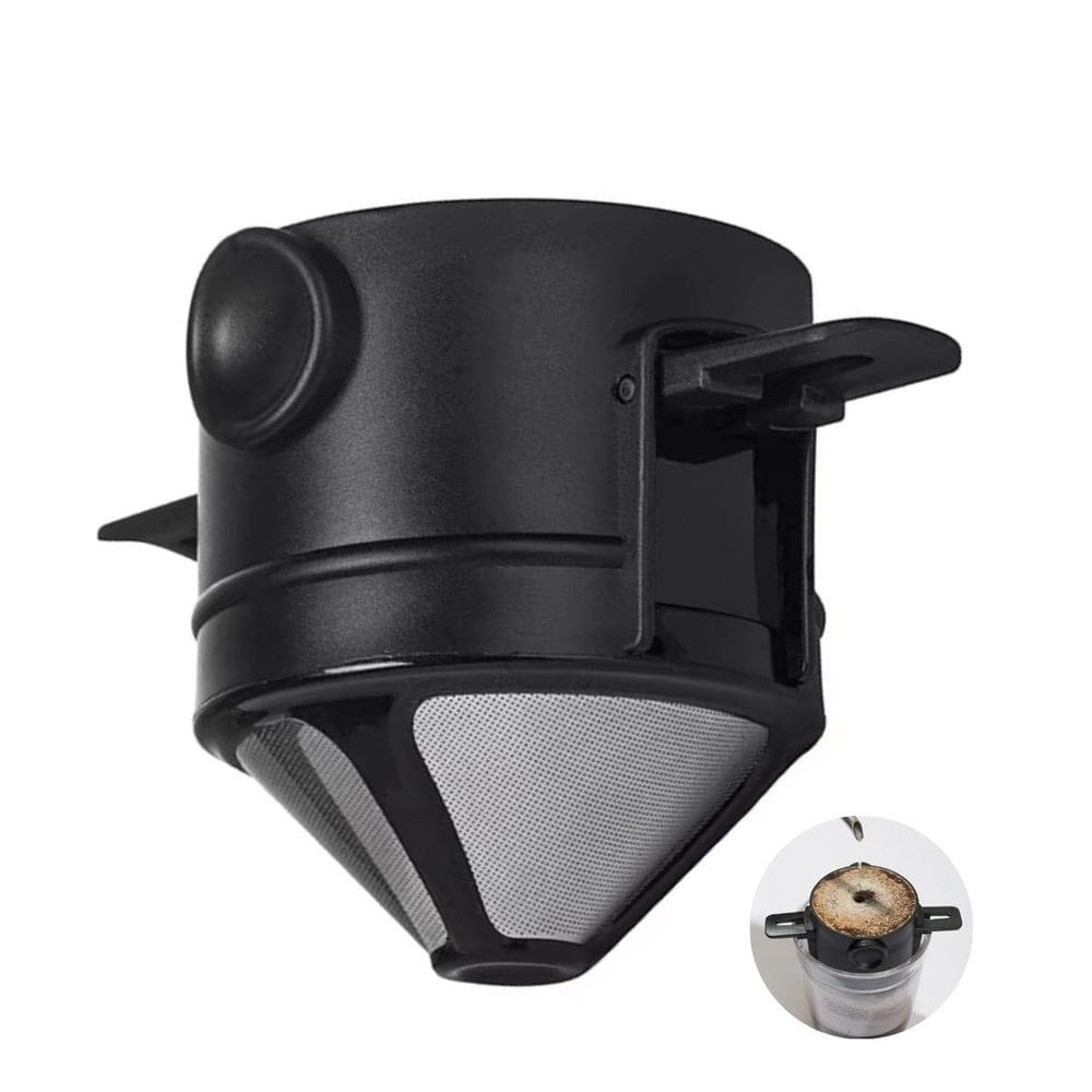 Mini Coador De Café Aço Inox Portátil E Ecológico