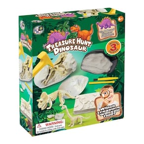 Brinquedo Caça Ao Tesouro Multikids Kit Escavação Dinos