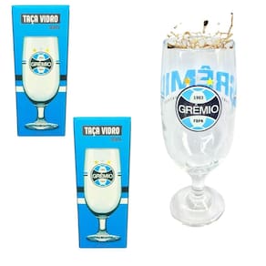 Kit 2Un Taça Tulipa Vidro 300Ml Reforçado Cerveja Vinho