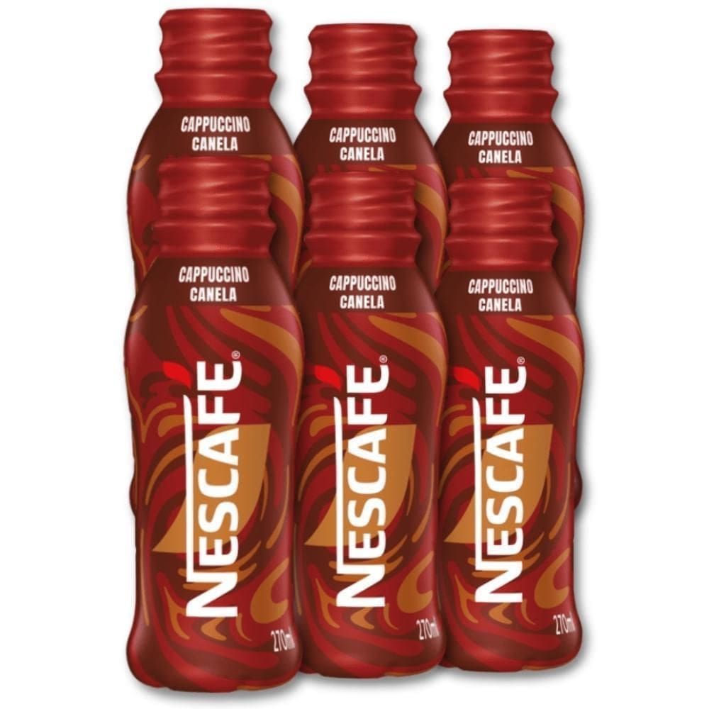 Cappuccino Com Canela Nescafé Gelado Kit 6 Unidades De 270Ml
