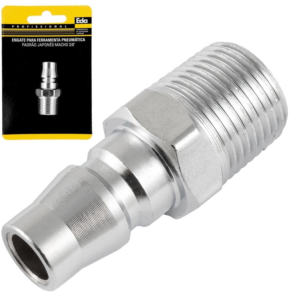 Nipple 3/8 Pol. Para Engate Rápido Adaptador Padrão Japonês