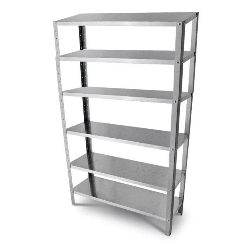Prateleira Em Aço Galvanizado 6 Bandejas