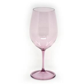 Taça Para Vinho Em Acrílico 650 Ml Lilás Ky715