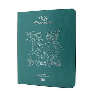 Couro PU premium Pet Passport United Pet Club Color