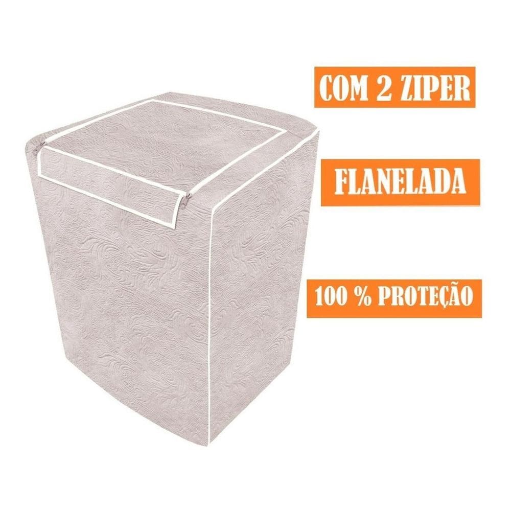 Capa Maquina De Lavar 12Kg 13Kg 15Kg 16Kg Brastemp Eletrolux