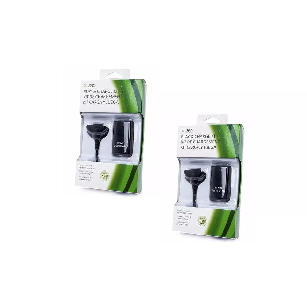 Kit 2 Carregadores Xbox 360 Para Controle Joystick Homologação: 25481602799