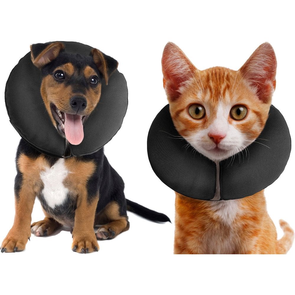 Coleira de recuperação ZenPet Protective Inflável para cães e gatos