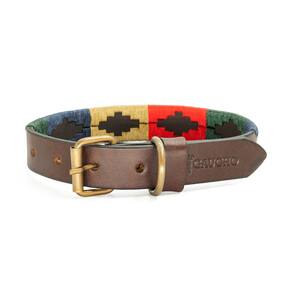 Coleira para cães GauchoLife Polo Leather costurada à mão GauchoLife Gurge Bro