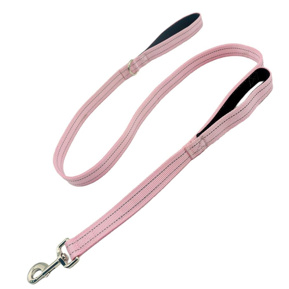 Capa de coleira para cães Geny com alça acolchoada dupla, alça refletiva de nylon