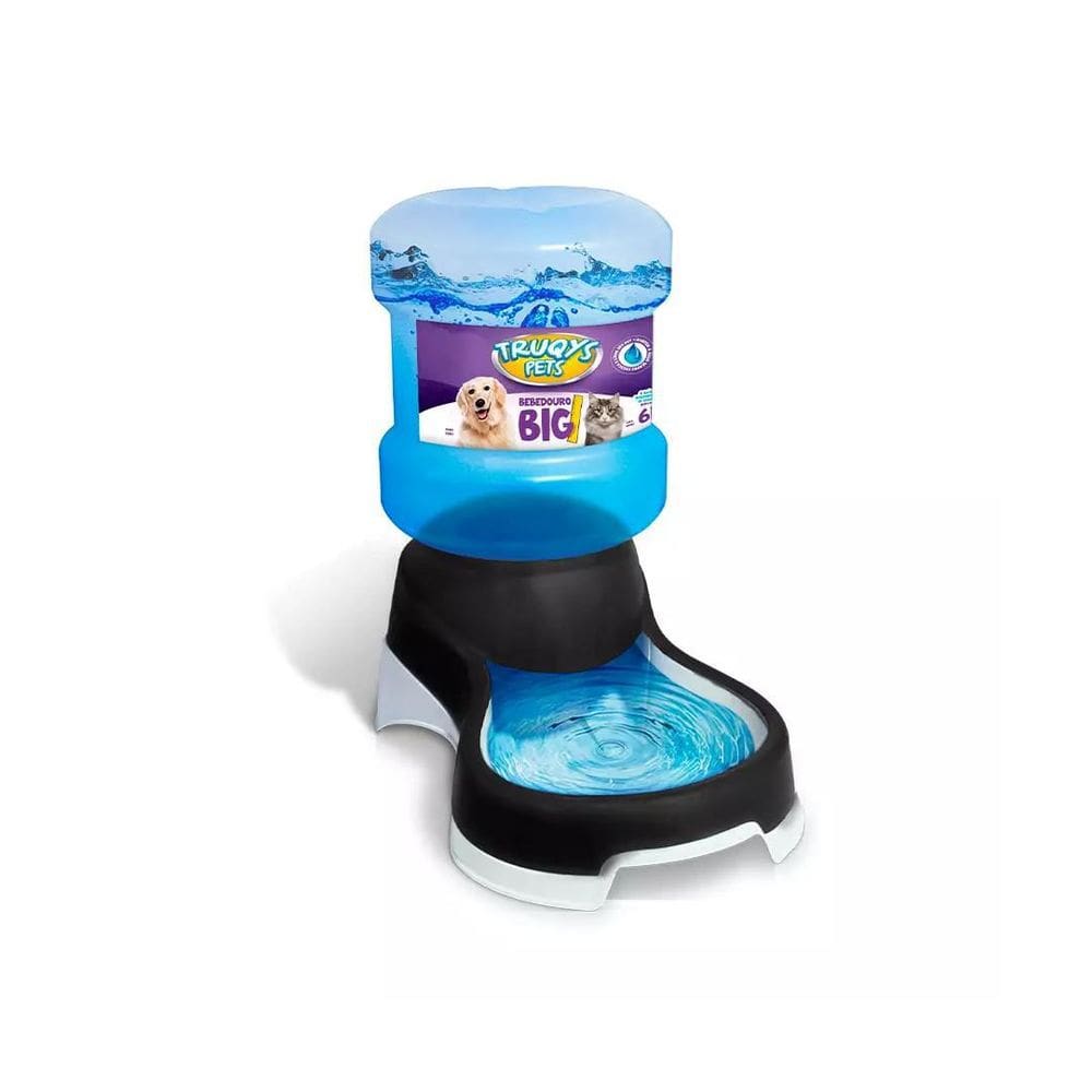 Bebedouro Automático Big 6 Litros Truqys Preto