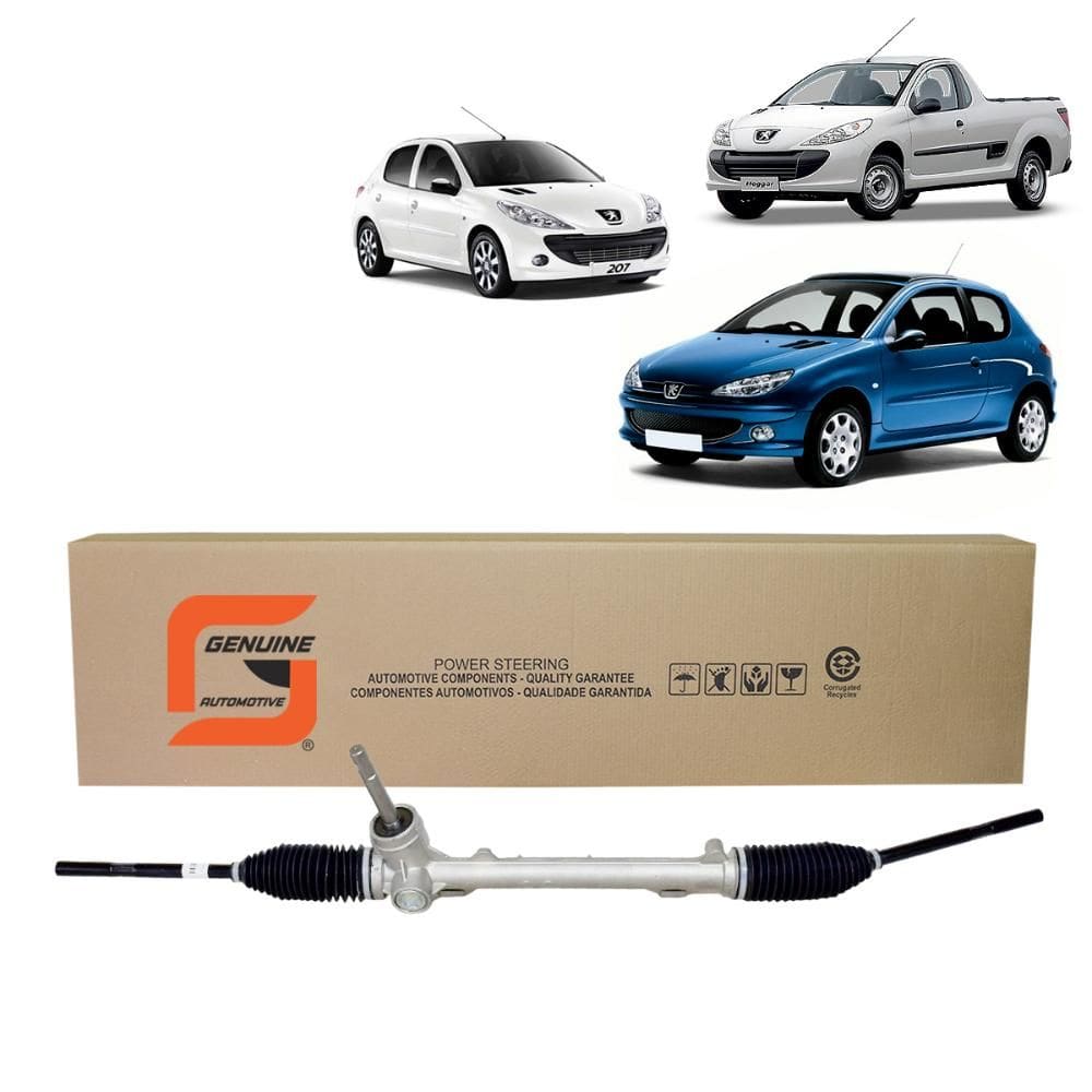 Caixa de Direção Mecânica Peugeot 206 207 Hoggar 1.0 1.4 1.6