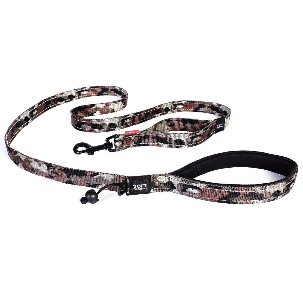 Coleira para cães EzyDog Soft Trainer com alça de controle de tráfego Gree