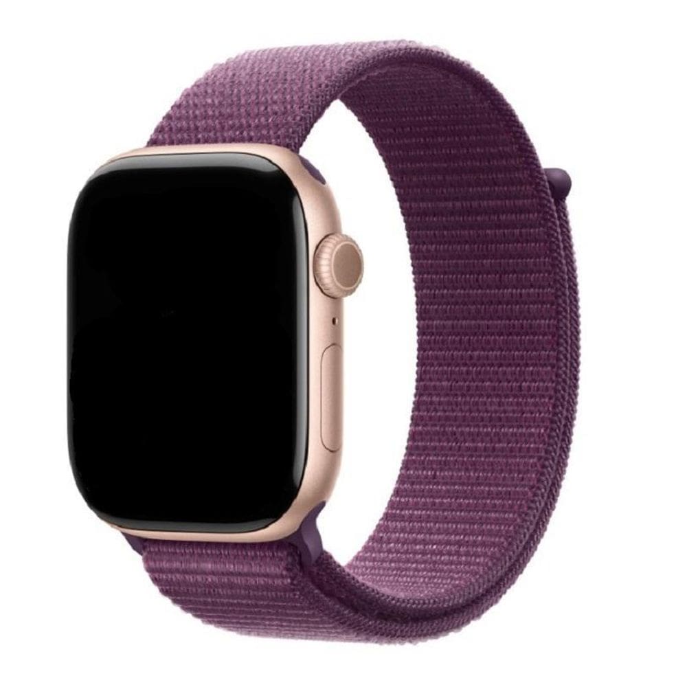 Pulseira Nylon Loop Para Watch 40/41/42Mm - Ameixa