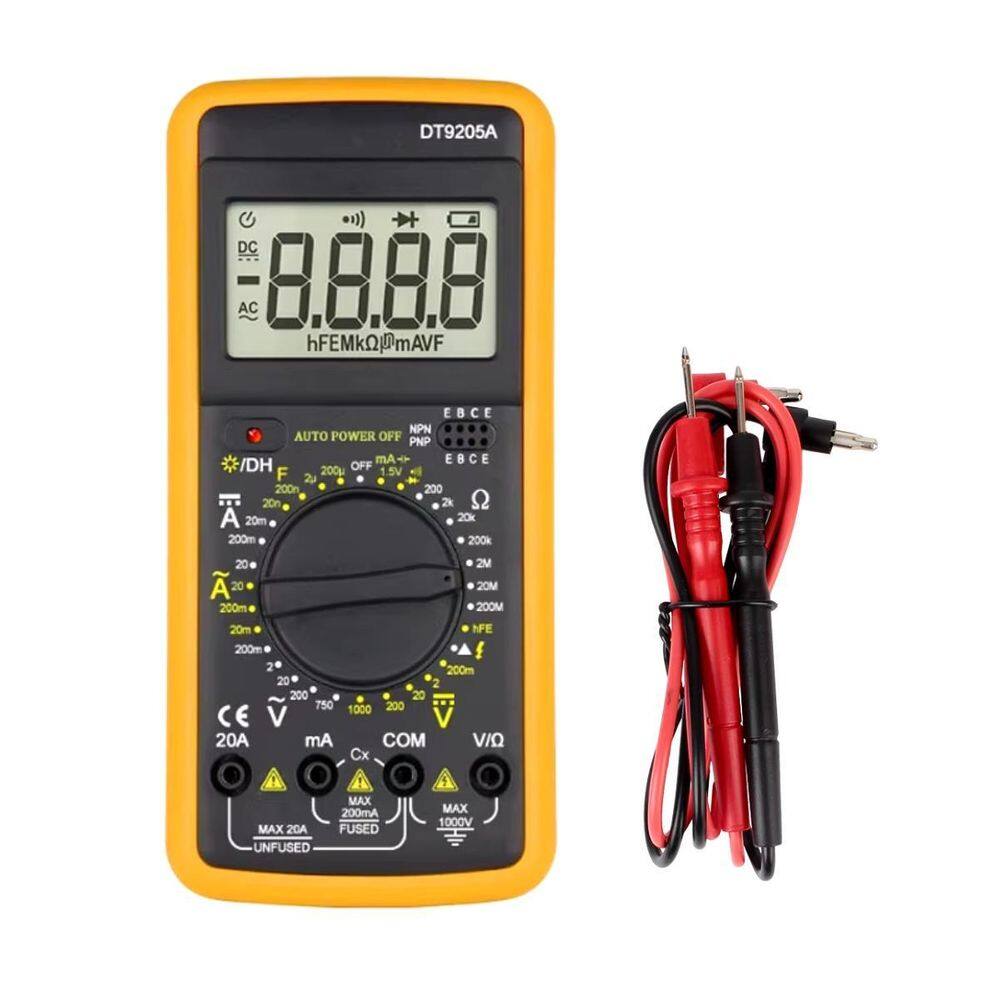 Multímetro Digital Portátil Medição De Capacitores E Buzzer