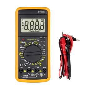 Multímetro De Teste De Capacitores Display Lcd E Função Bip