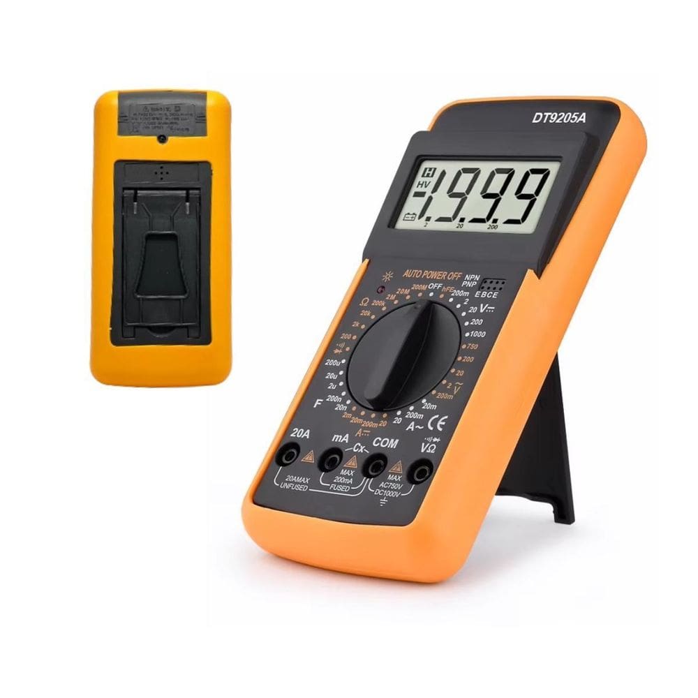 Medidor Digital Completo Função Teste Capacitores E Corrente