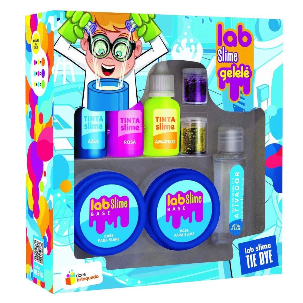 Kit Slime Lab Slime Tie Dye Gelele
