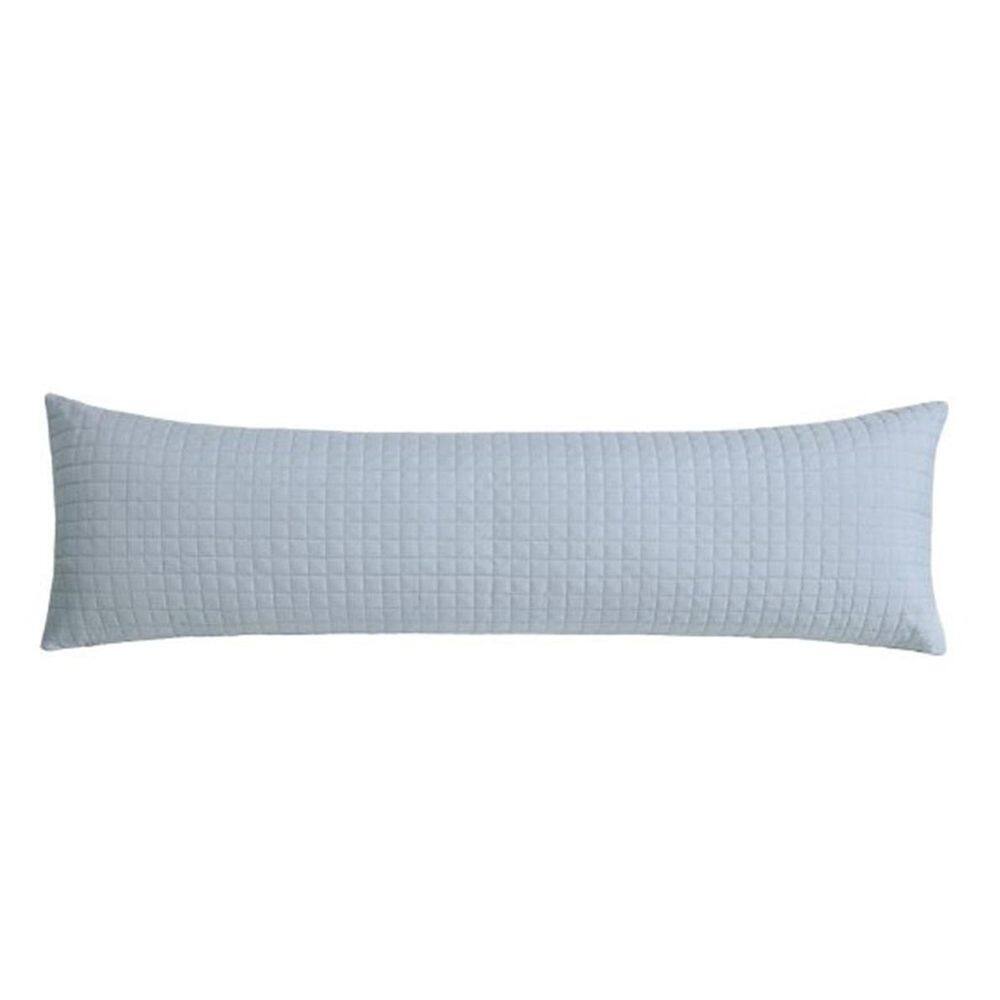 Porta Travesseiro Abraço Plaza 50Cmx150Cm Azul Claro Lavive