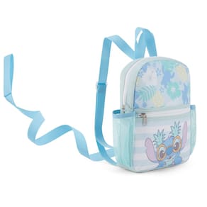 Mochila Disney Baby Stitch Cool Hawaii 25 cm com coleira