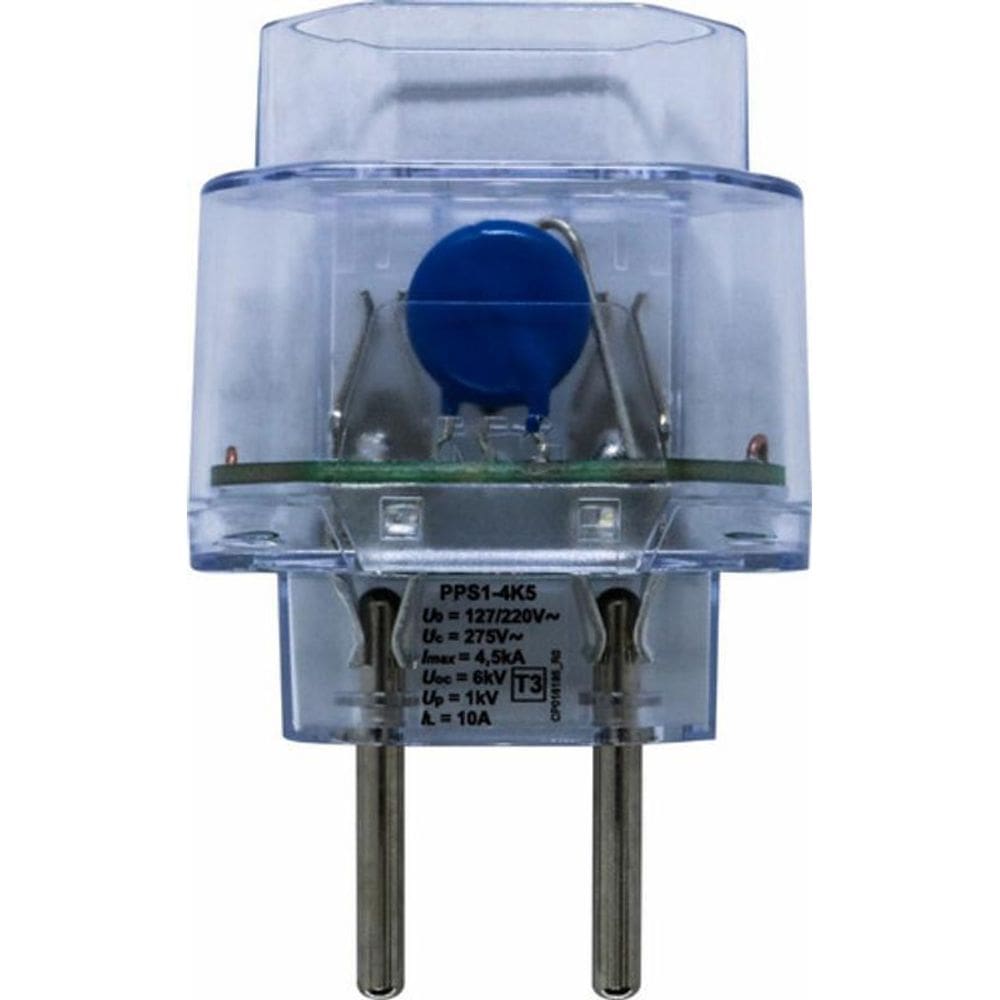 Pino Conector Macho 10A 2P Anti Surto 18335 Margirius