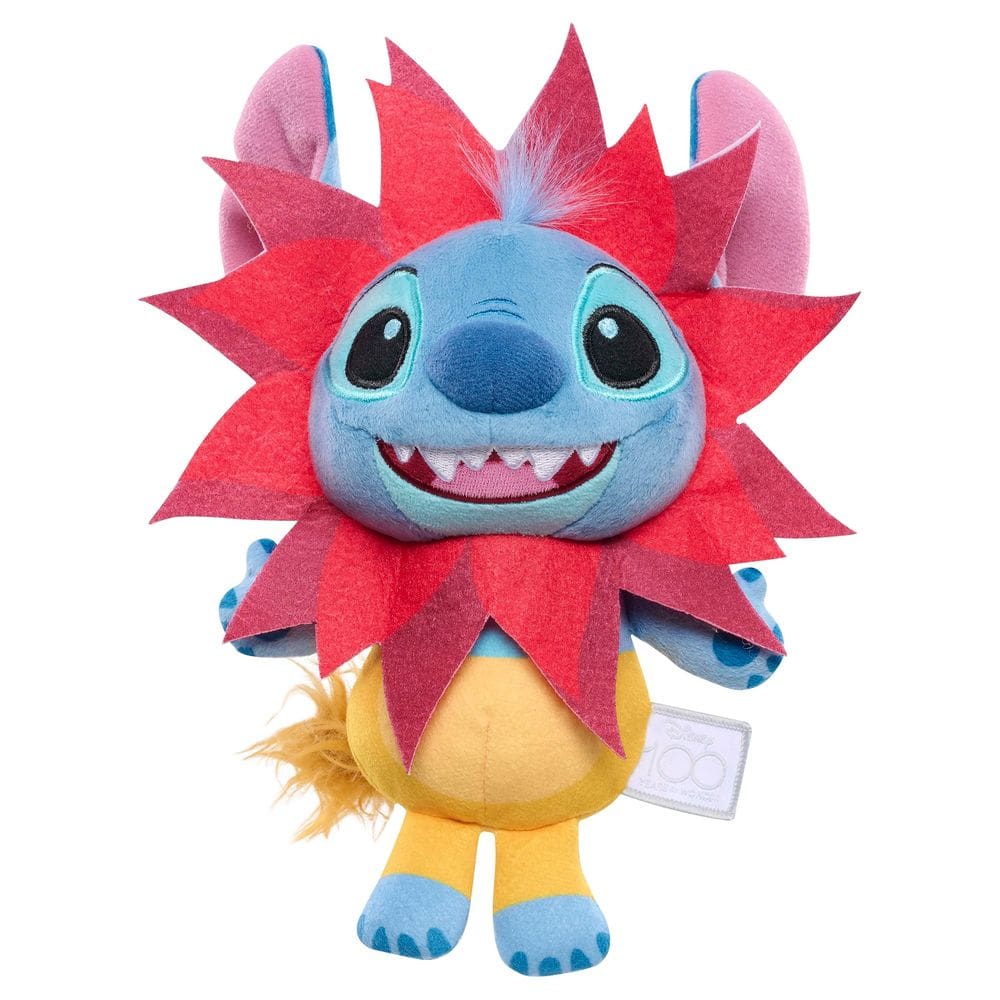 Bicho de pelúcia Just Play Disney Stitch como Simba 18cm