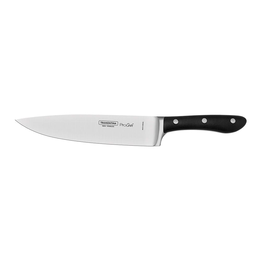 Faca Chef Tramontina Prochef 24161008  8\" Preta