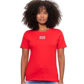 Camiseta T-Shirt Feminina Ecko Aba Vermelha J812A Vermelho