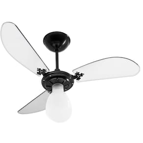 Ventilador De Teto New Cristal Light C/ 3 Pás Venti-Delta