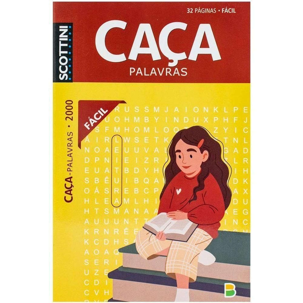 Revista Passatempos Caça Palavras Fácil Ed.2000