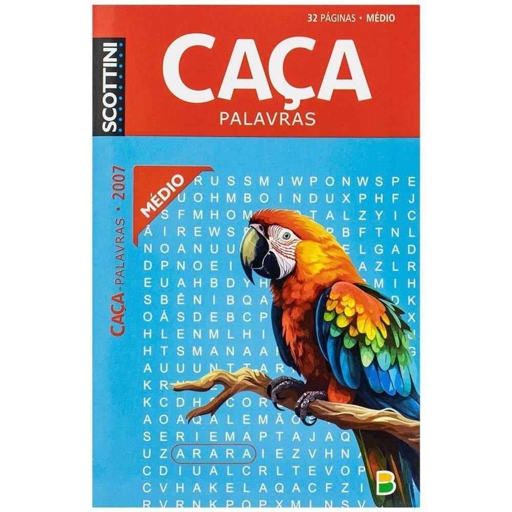 Revista Passatempos Caça Palavras Médio Ed.2007